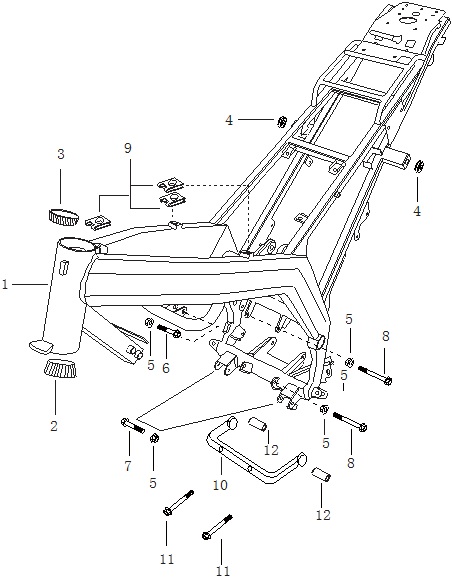 XTM 200 & XTM-R 200 Body Parts | Bike Continent Sdn Bhd | GPX Racing ...